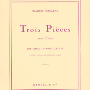 poulenc-trois-pieces-pastorale-hymne-toccata-pianoforte