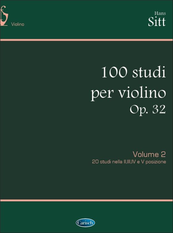 sitt-100-studi-opera-32-volume-2-violino-carisch