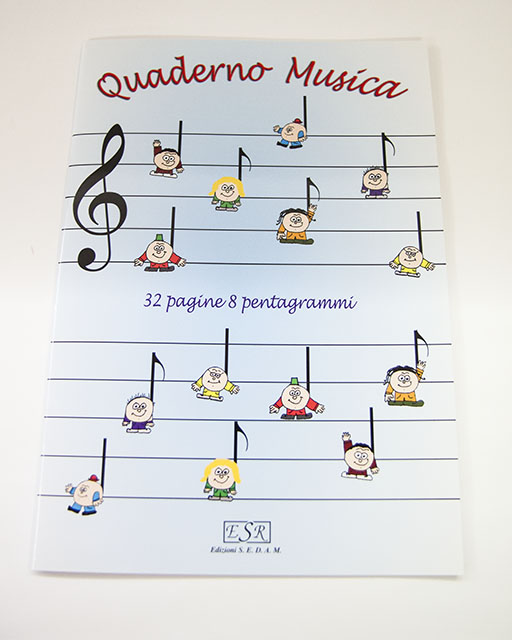 Quaderno Pentagrammato: pentagramma quaderno bambini - A4 - 100 Pagine :  Publications, Pretty Music: : Libri