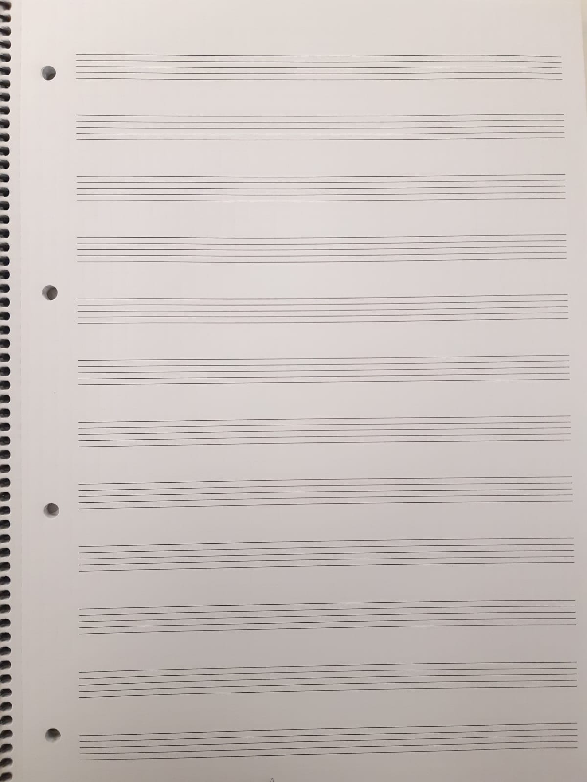 Quaderno con pentagramma musicale stretto (standard): Quaderno di musica  con pentagramma stretto (standard). Formato A4. 100 pagine (Italian Edition)