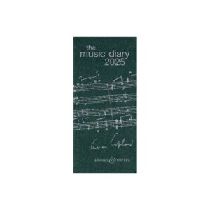 music-diary-agenda-verde-2025