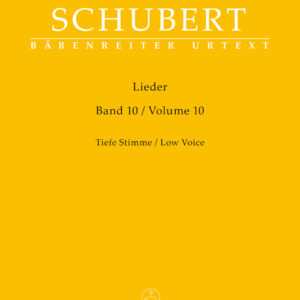 schubert-lieder-10-low-voice-barenreiter